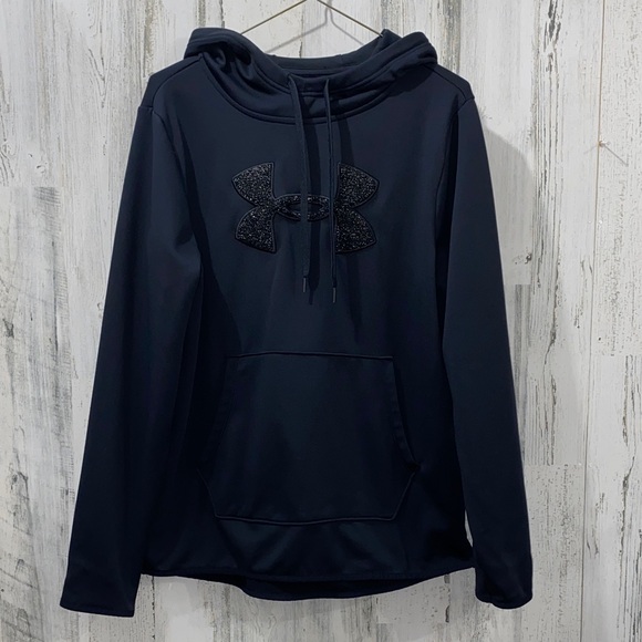 0918 Under Armour Midnight Black Pullover - Picture 1 of 4